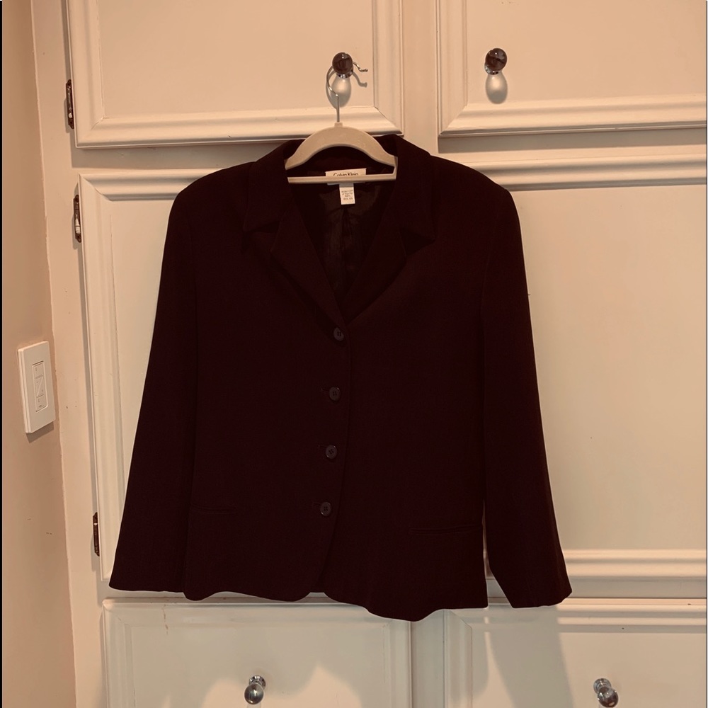 Calvin Klein Silk Blazer